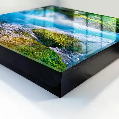 Une rivière paisible au milieu de la verdure