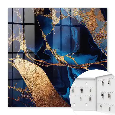 Marbre nocturne aux couleurs intenses