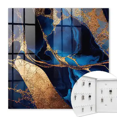 Marbre nocturne aux couleurs intenses