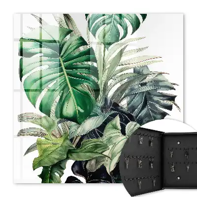 Feuilles tropicales exotiques