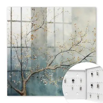 Décoration murale Détente au cœur de la nature aux feuilles pastel