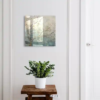 Décoration murale Détente au cœur de la nature aux feuilles pastel