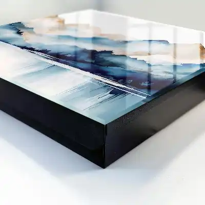 Fond de montagnes à l'aquarelle