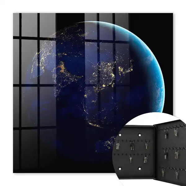 La Terre vue de l'espace la nuit