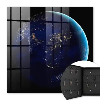 La Terre vue de l'espace la nuit