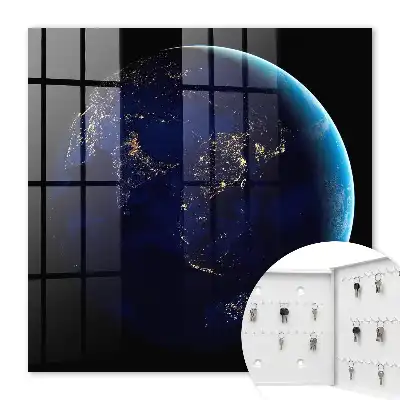 La Terre vue de l'espace la nuit
