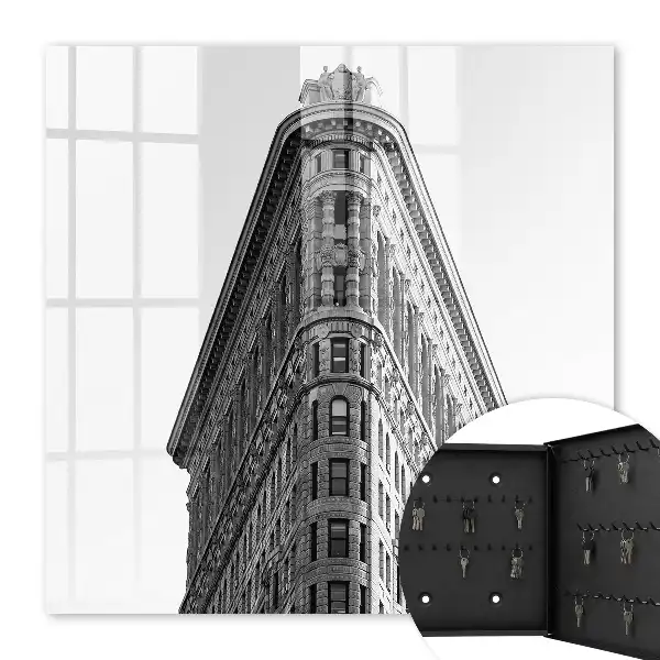 Architecture de haut niveau en noir et blanc
