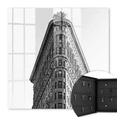 Architecture de haut niveau en noir et blanc