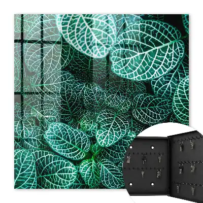 Motifs verts en composition harmonieuse