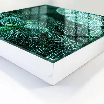 Motifs verts en composition harmonieuse