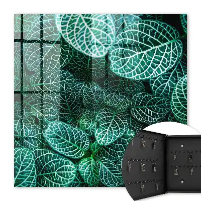 Motifs verts en composition harmonieuse