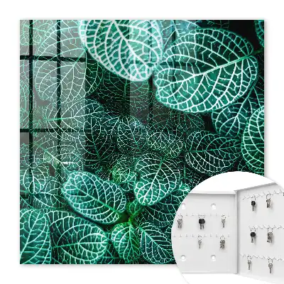 Motifs verts en composition harmonieuse
