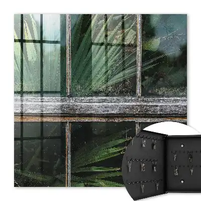 Tableau Harmonie verte et bois pittoresque