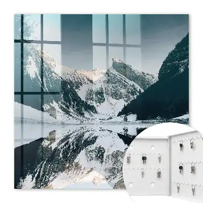 Paysage d'hiver au bord du lac