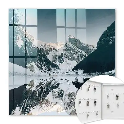 Paysage d'hiver au bord du lac
