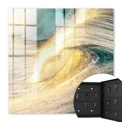 Vague de mer, océan et soleil