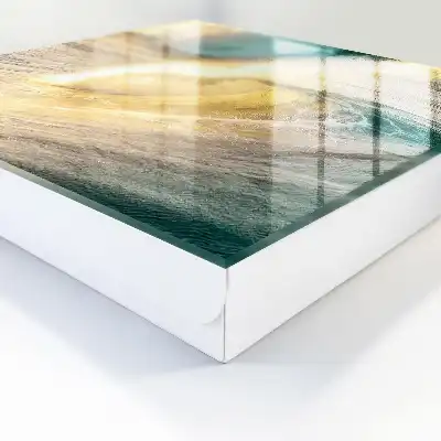 Vague de mer, océan et soleil