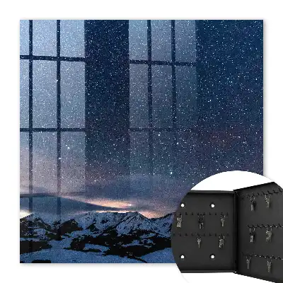 Nuit en montagne sous un ciel étoilé