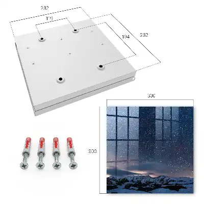 Nuit en montagne sous un ciel étoilé