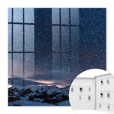 Nuit en montagne sous un ciel étoilé