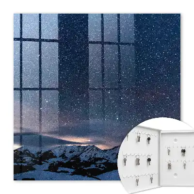 Nuit en montagne sous un ciel étoilé