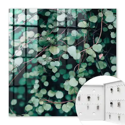 Motif apaisant de feuilles vertes
