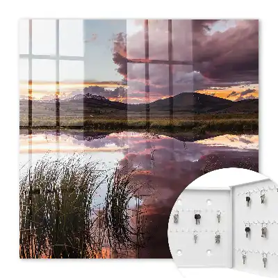 Coucher de soleil sur les montagnes