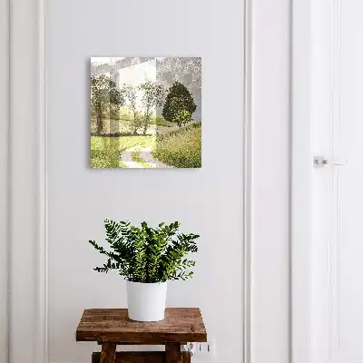 Paysage de montagne paisible