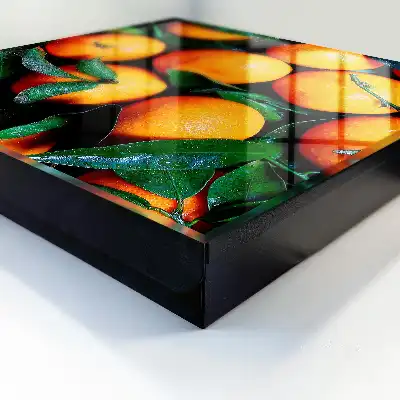 Feuilles de fruits frais