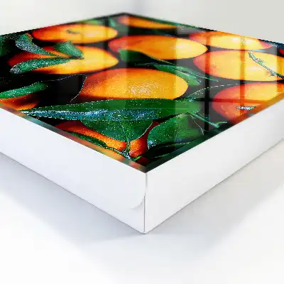 Feuilles de fruits frais