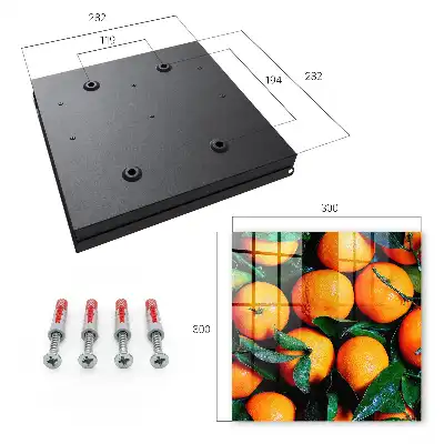Feuilles de fruits frais