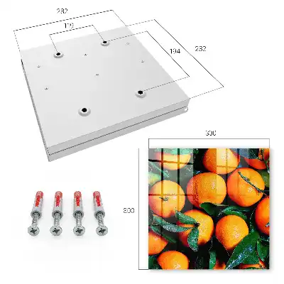 Feuilles de fruits frais