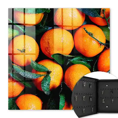 Feuilles de fruits frais