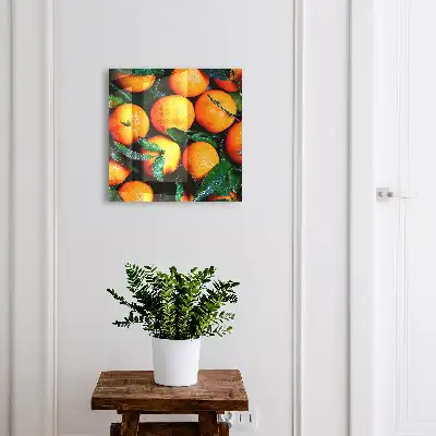 Feuilles de fruits frais