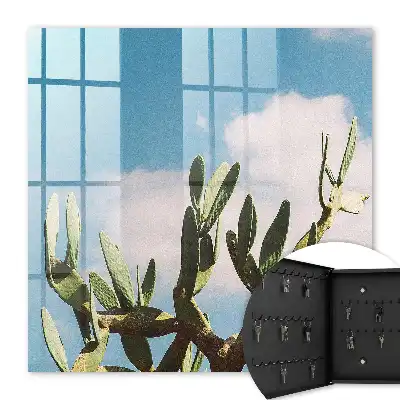 Cactus vert et ciel bleu