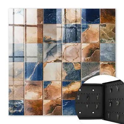Mosaïque de marbre sans jointure