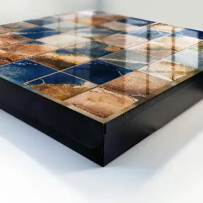 Mosaïque de marbre sans jointure