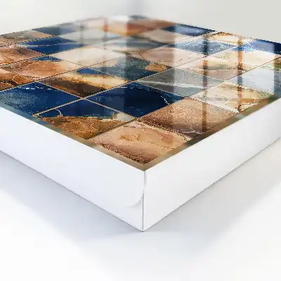 Mosaïque de marbre sans jointure
