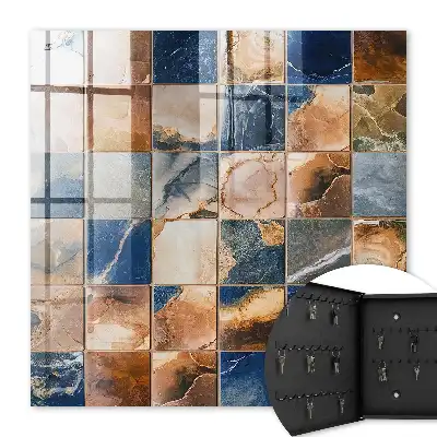 Mosaïque de marbre sans jointure