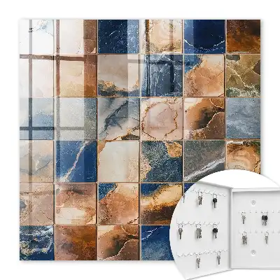 Mosaïque de marbre sans jointure