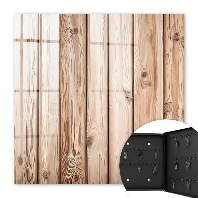 Planches en bois au grain naturel