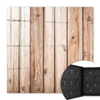 Planches en bois au grain naturel