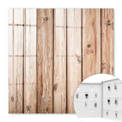 Planches en bois au grain naturel
