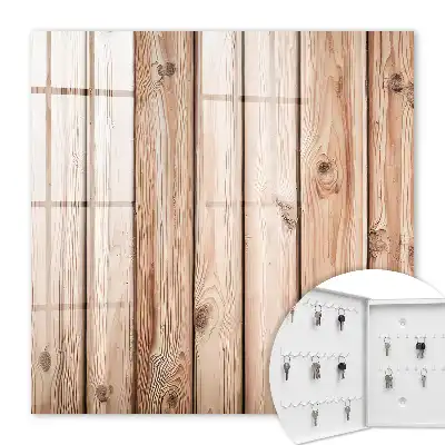 Planches en bois au grain naturel