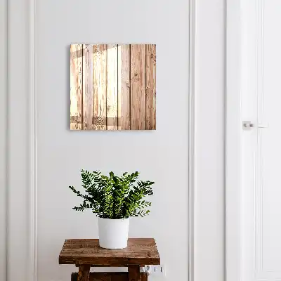 Planches en bois au grain naturel