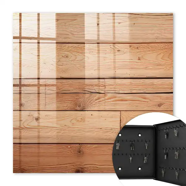 Planches en bois teinte chaude