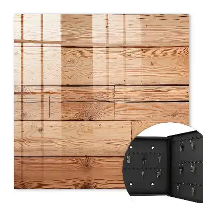 Planches en bois teinte chaude