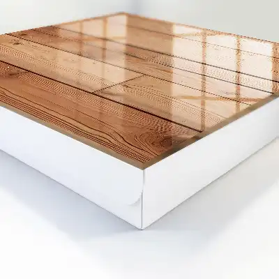 Planches en bois teinte chaude