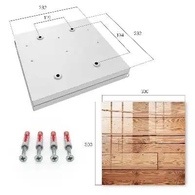 Planches en bois teinte chaude
