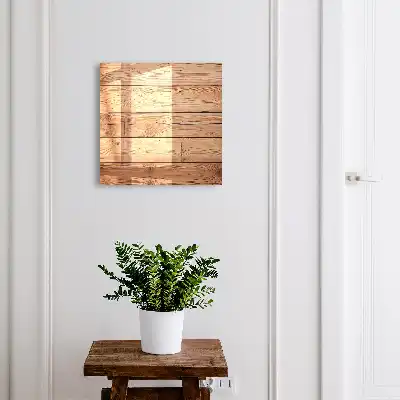 Planches en bois teinte chaude